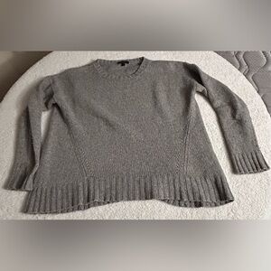 J. Crew Gray wool blend crew neck sweater - women’s medium